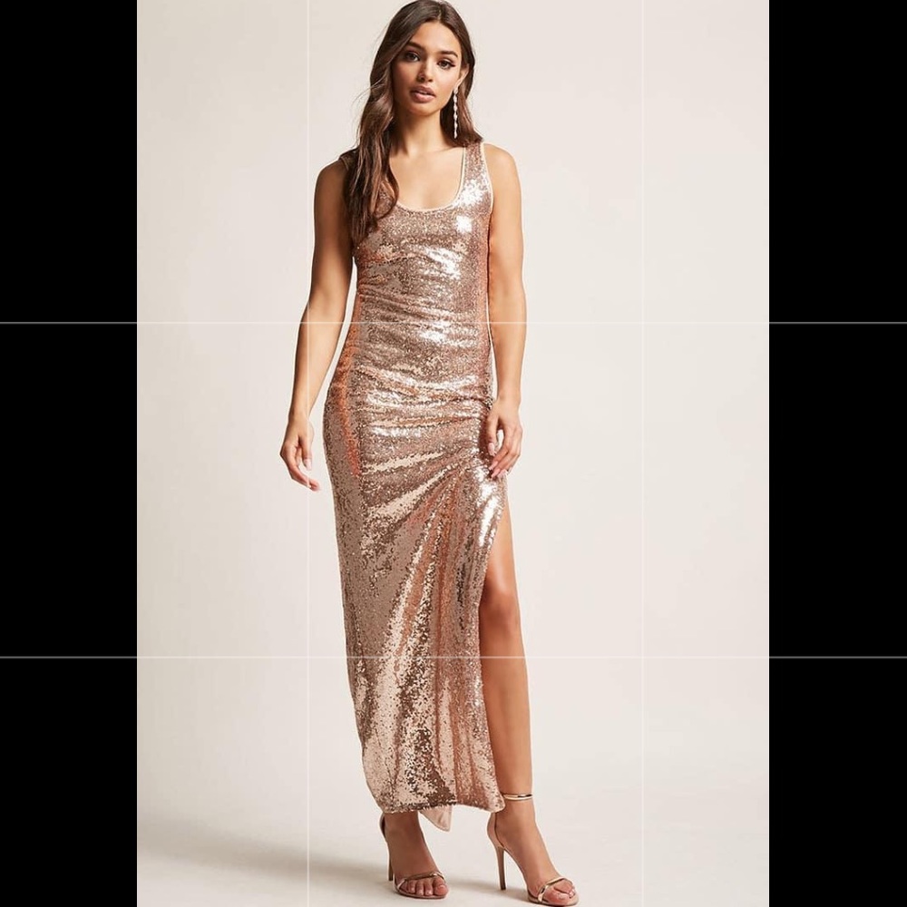 Sequin Maxi Dress